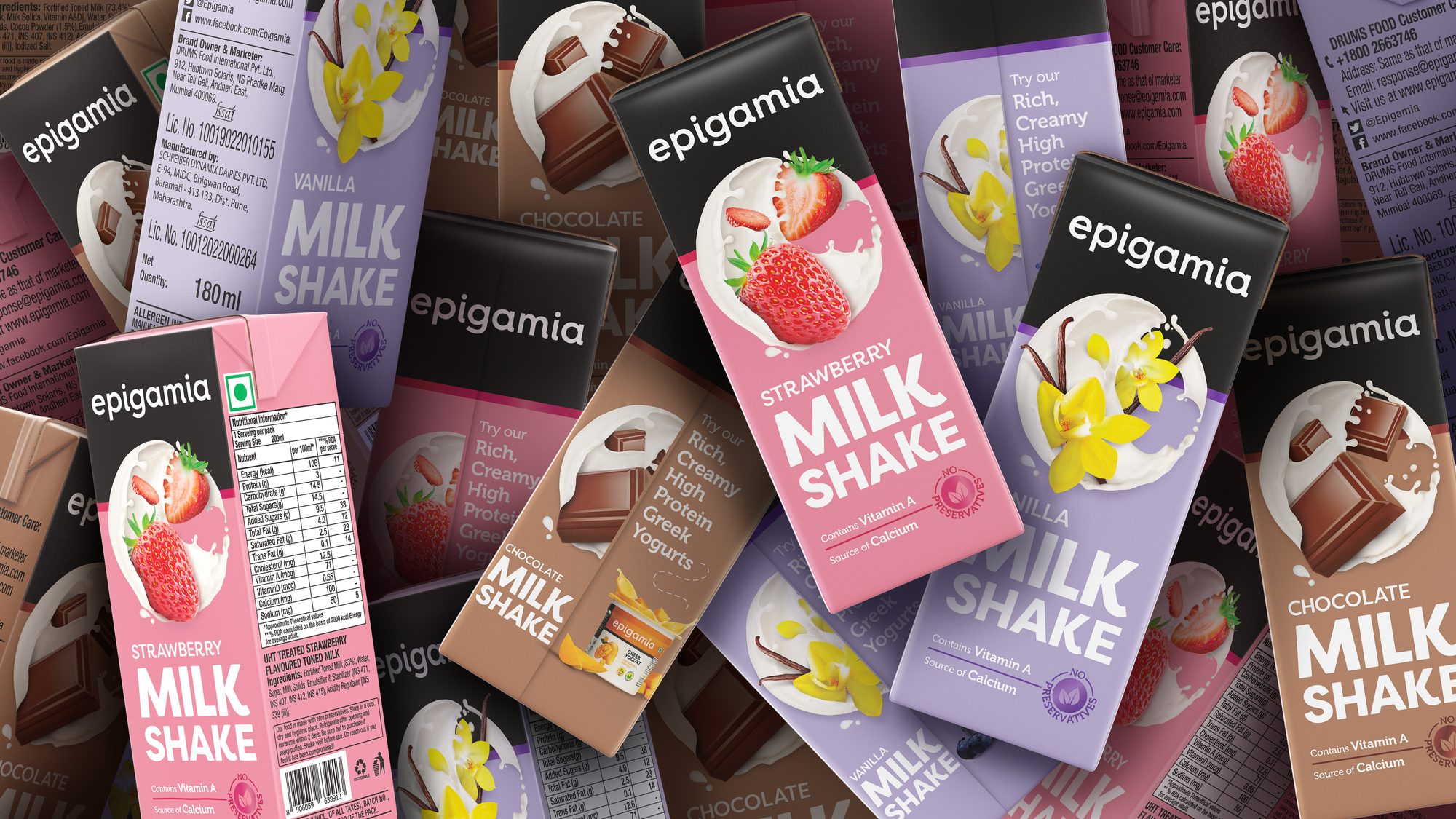 Epigamia milkshake pack detail